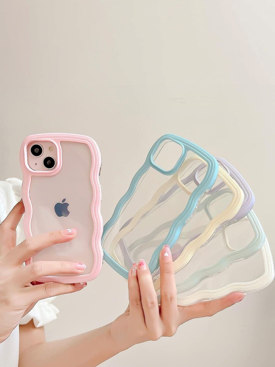 COVERLY Solid Printed iPhone 13 Back Case Mobile Accessories thumbnail 3