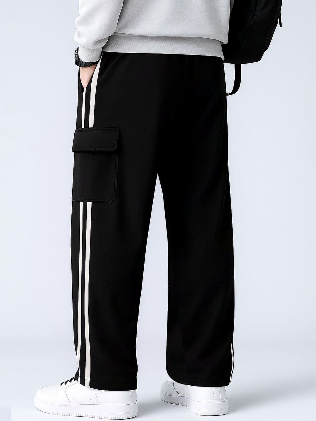CHROVEL Men Relaxed Fit Training Track Pants thumbnail 2