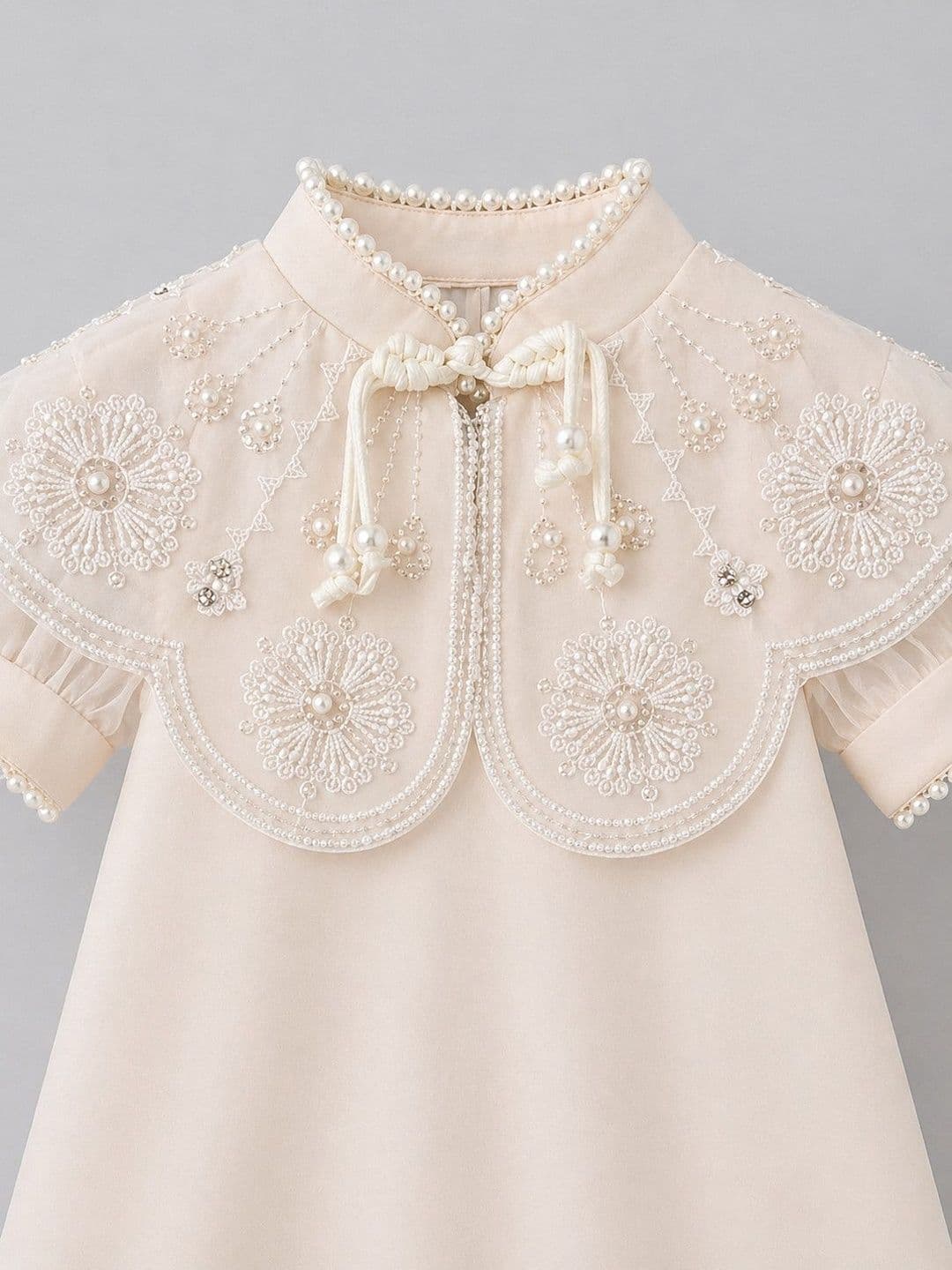 Sparklepop Embroidered A-Line Dress thumbnail 5
