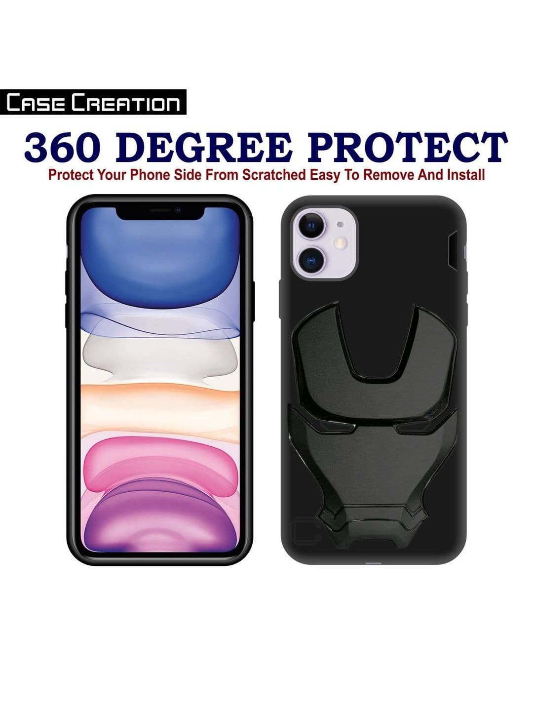 COVERLY Superhero Printed iPhone 11 Back Case Mobile Accessories thumbnail 3