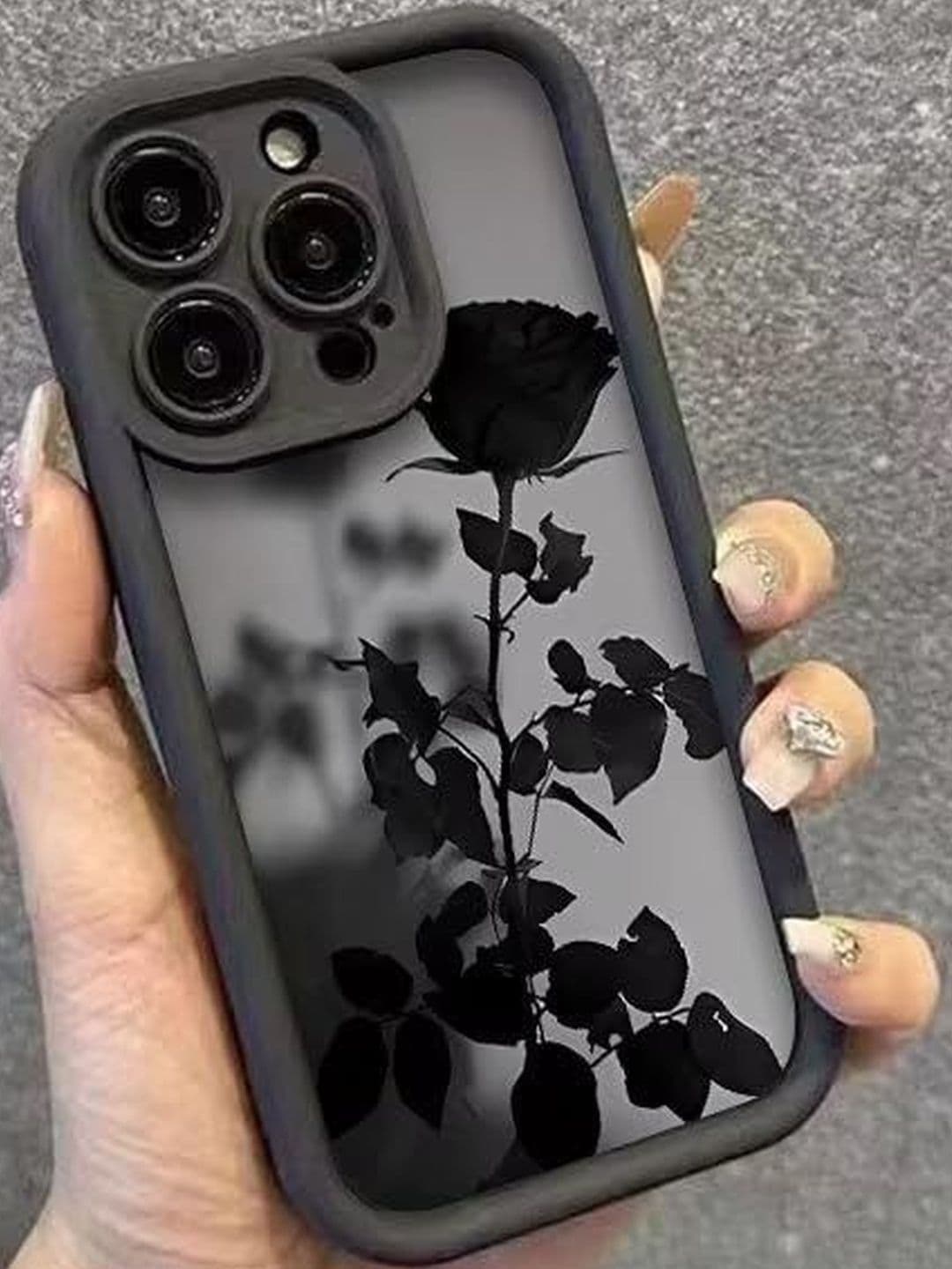 COVERLY Floral Printed iPhone 13 Pro Max Back Case Mobile Accessories thumbnail 5