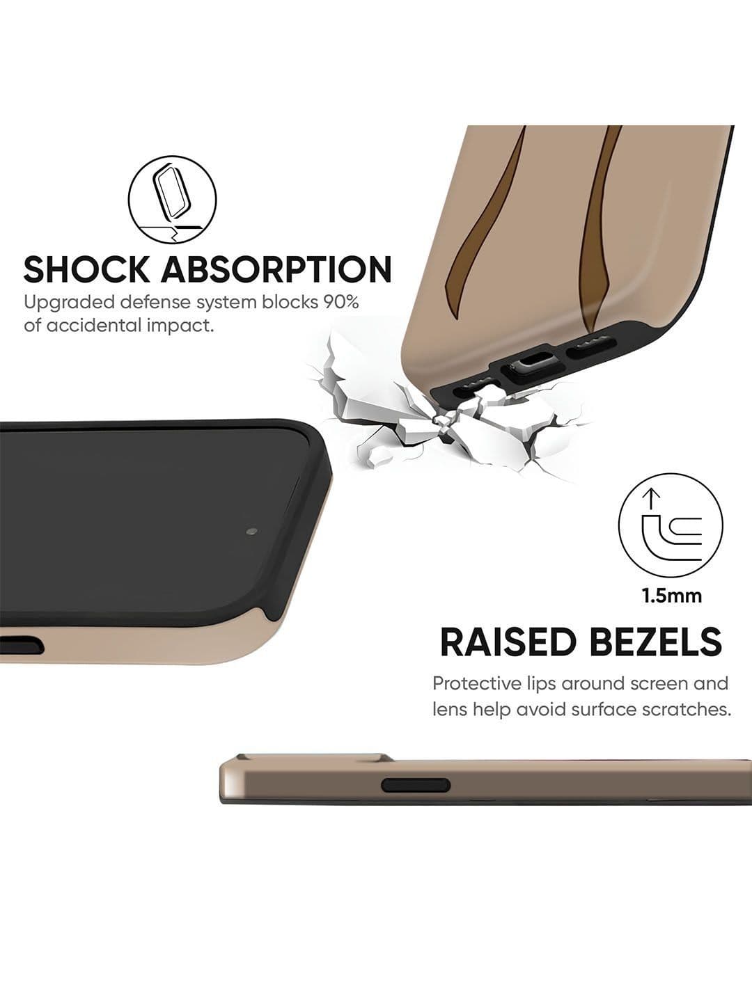 QRIOH Conversational Printed iPhone 15 Pro Back Case Mobile Accessories thumbnail 3