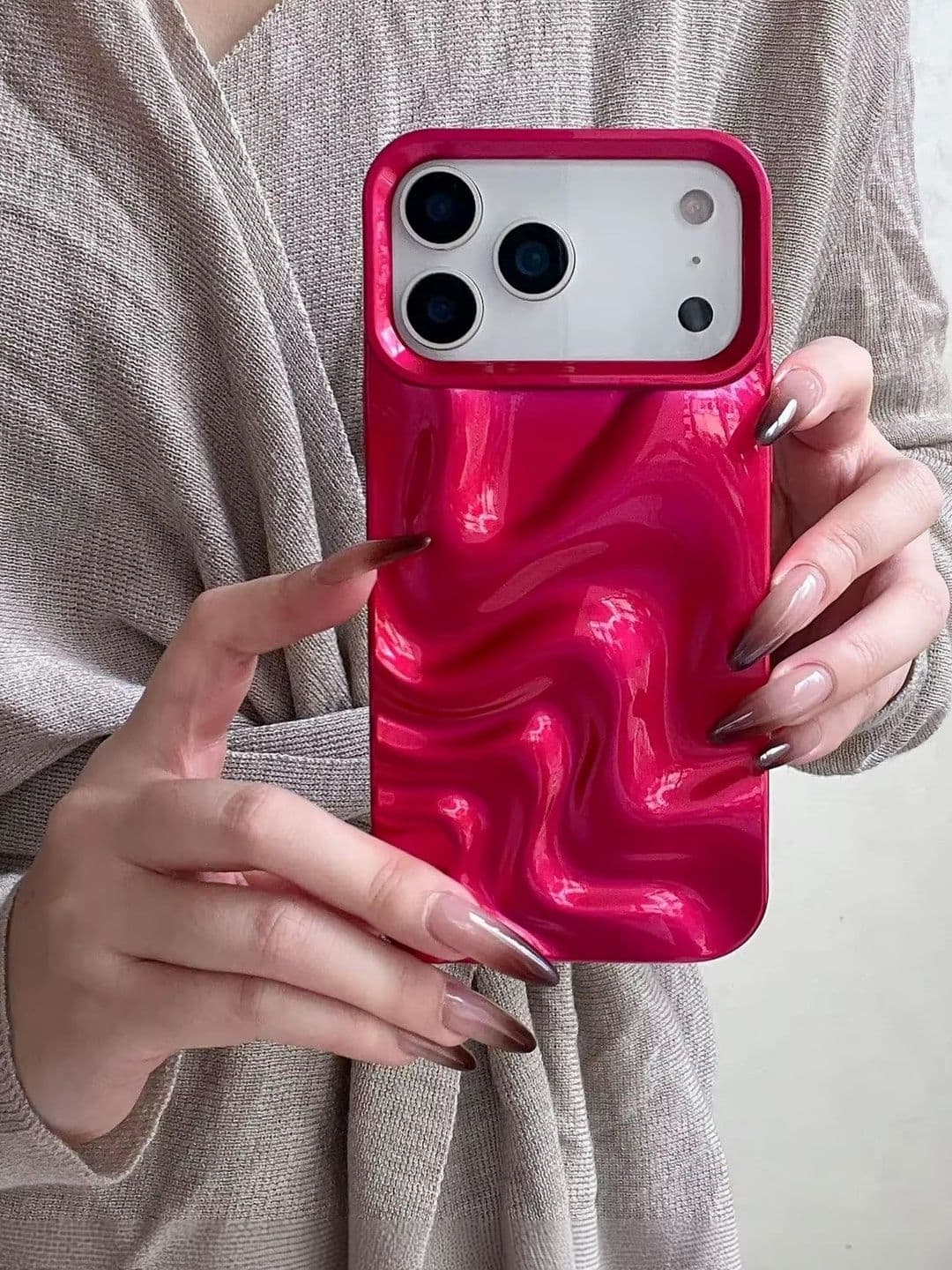 COVERLY Solid Printed iPhone 15 Pro Max Back Case Mobile Accessories thumbnail 7