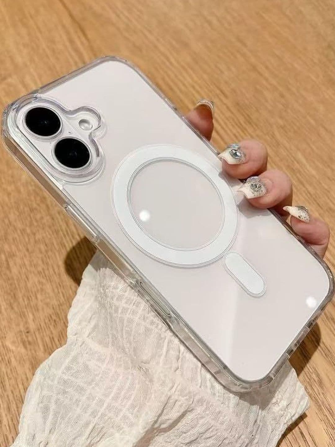 COVERLY Solid Printed iPhone 13 Back Case Mobile Accessories thumbnail 2