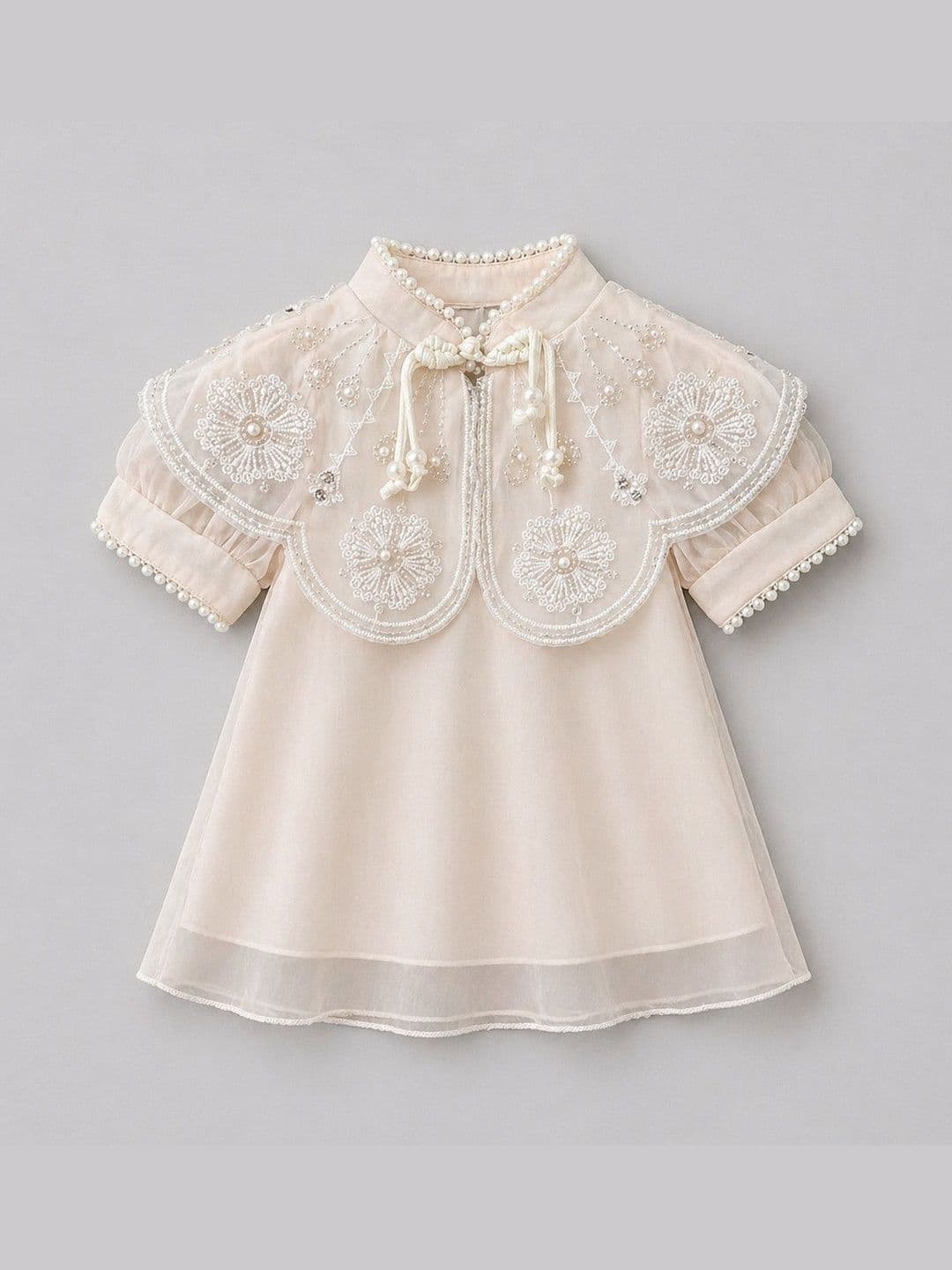 Sparklepop Embroidered A-Line Dress thumbnail 4