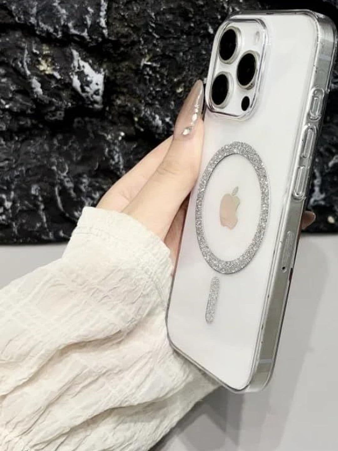 COVERLY Solid Printed iPhone 15 Pro Max Back Case Mobile Accessories thumbnail 3