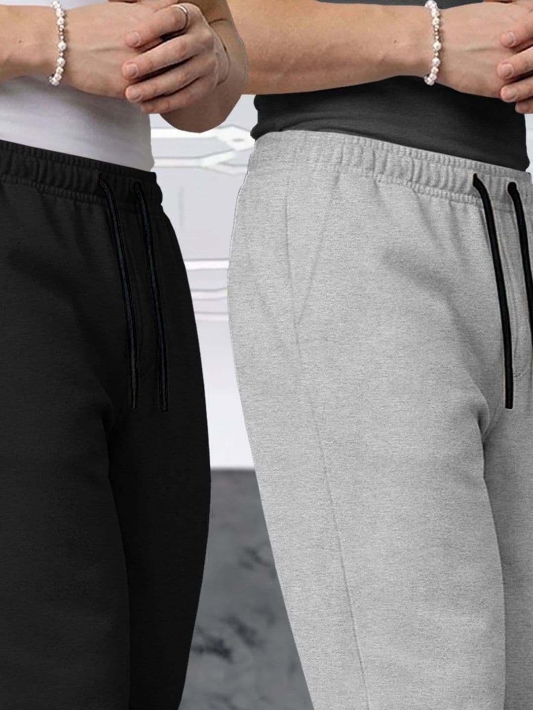 TRIPR Men Pack of 2 Baggy Track Pants thumbnail 5