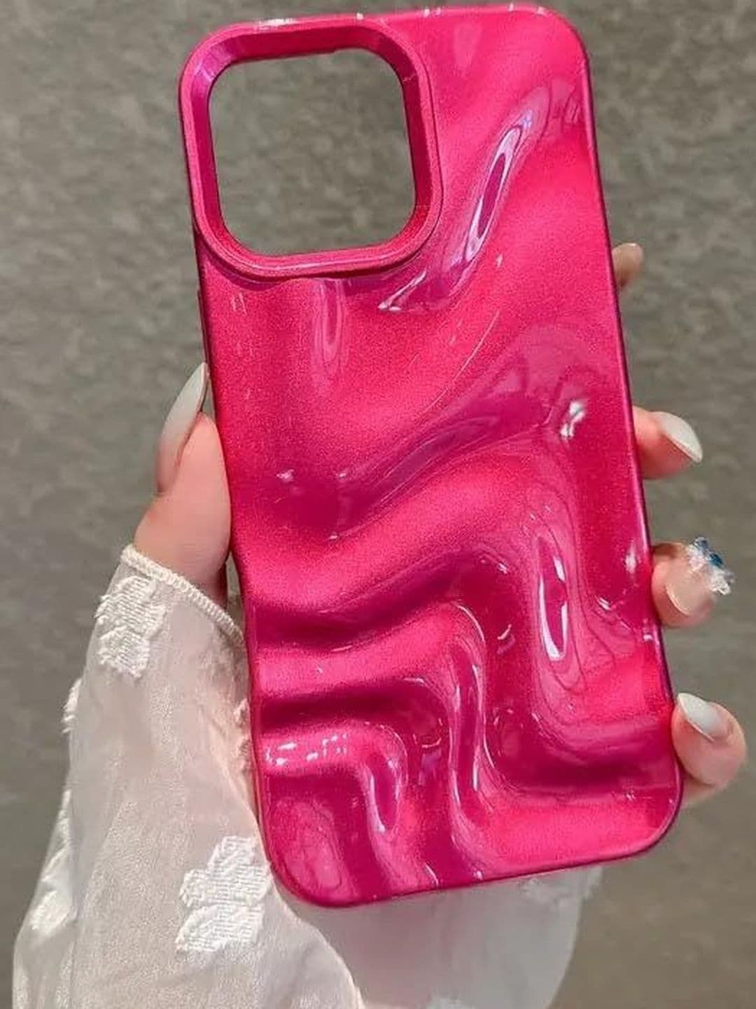 COVERLY Solid Printed iPhone 15 Pro Max Back Case Mobile Accessories thumbnail 2