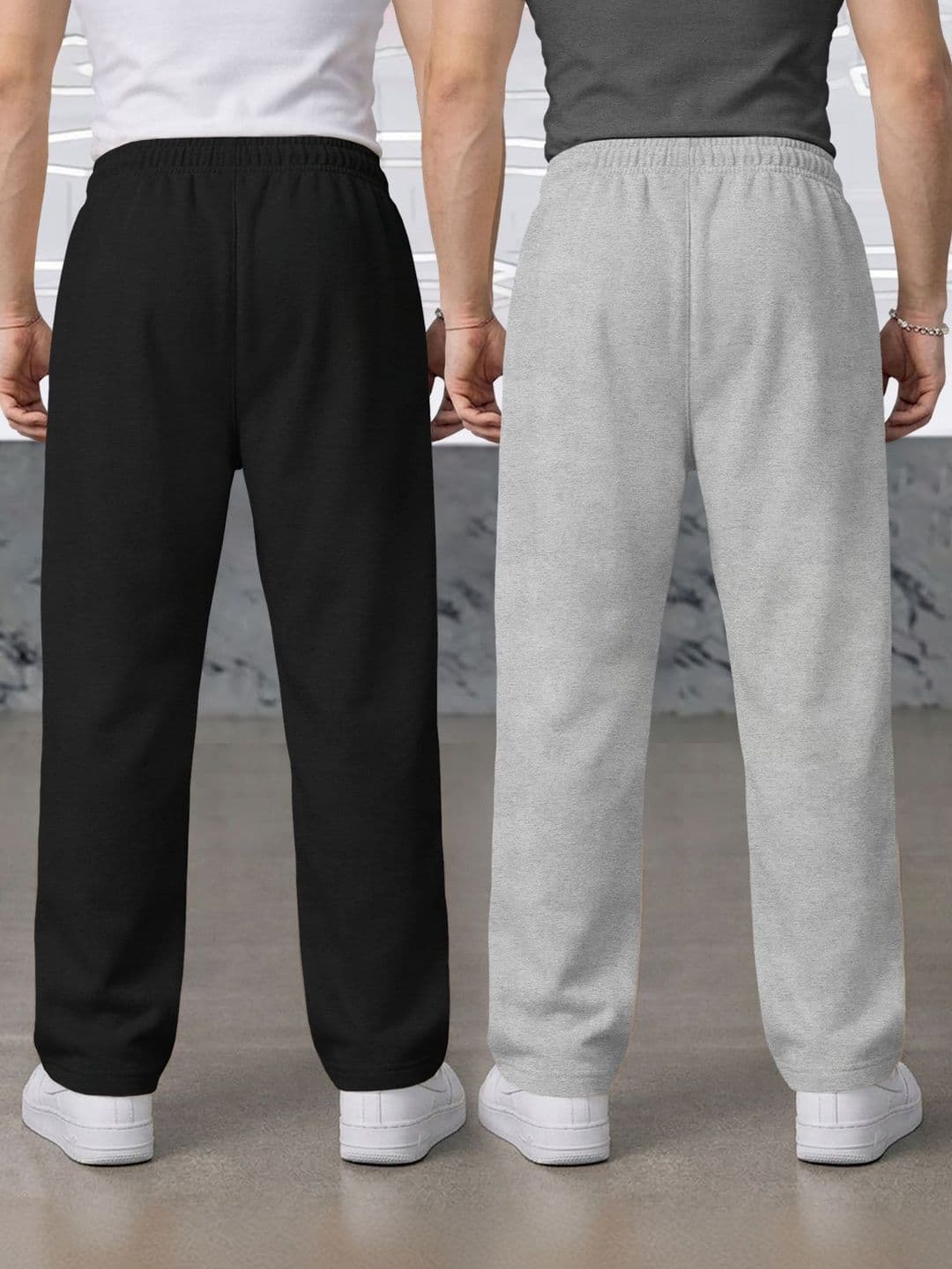 TRIPR Men Pack of 2 Baggy Track Pants thumbnail 3