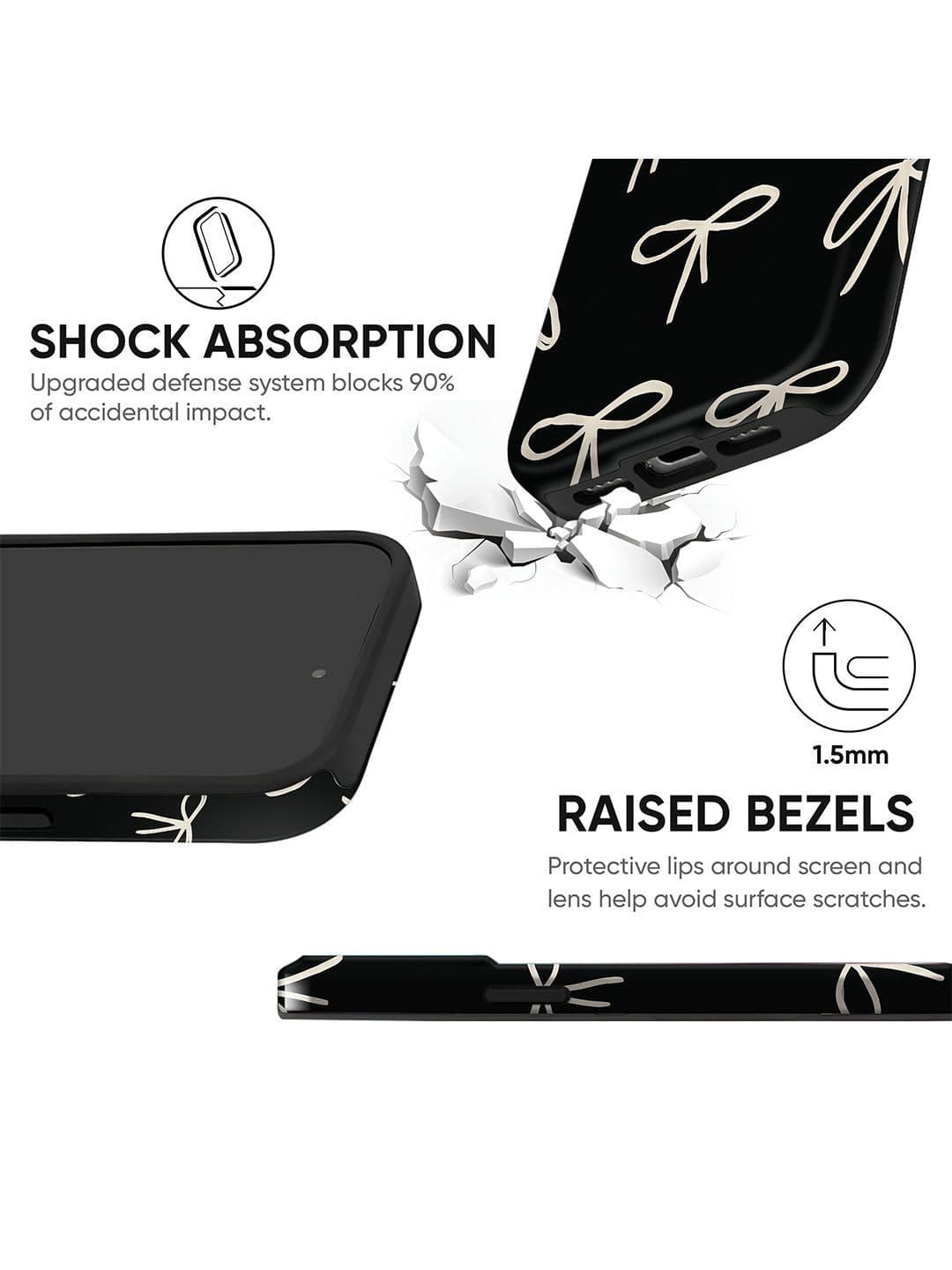 QRIOH Geometric Printed iPhone 15 Plus Back Case Mobile Accessories thumbnail 3