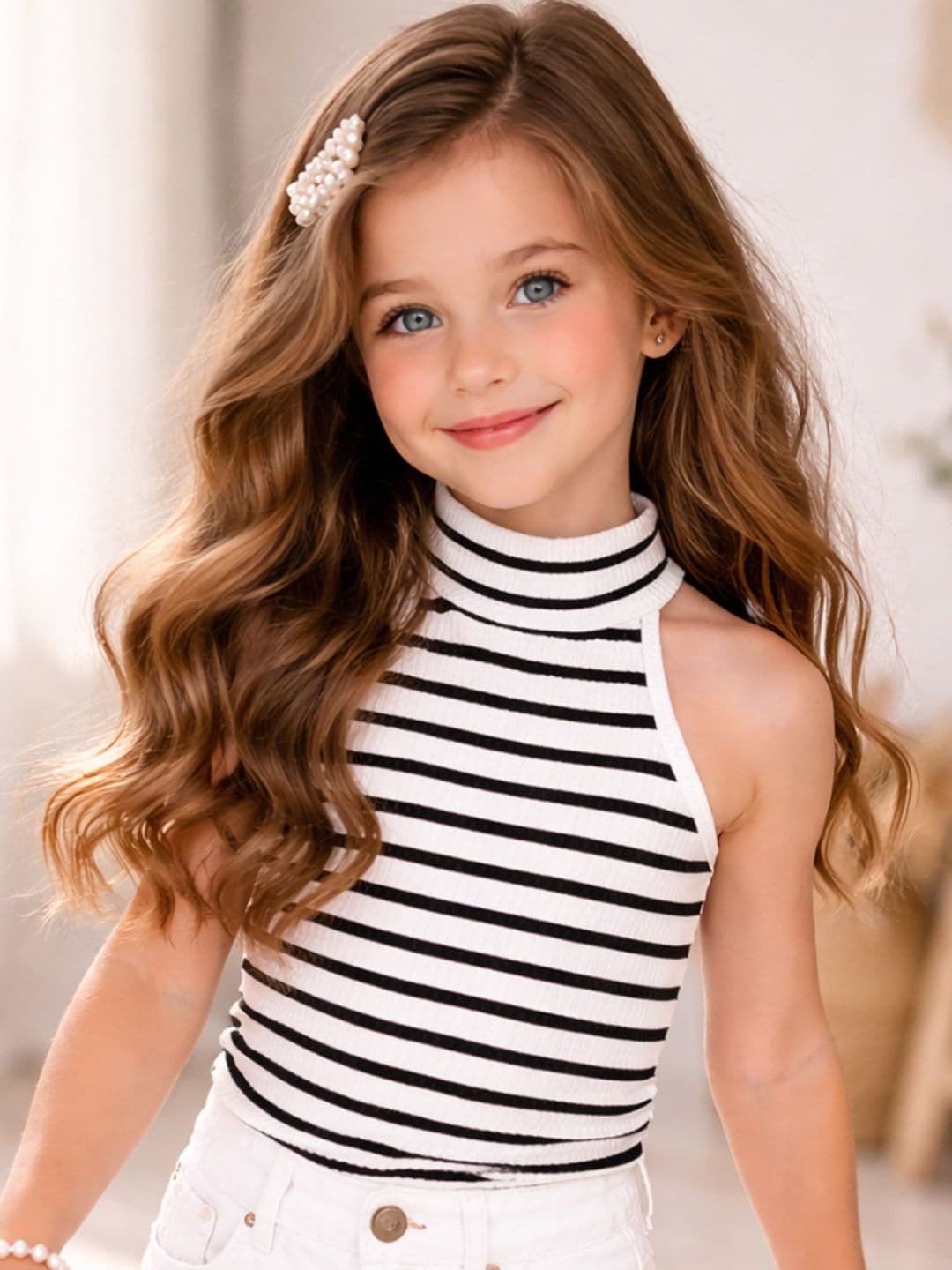 Ninas Girls Multi Cotton Blend Tops - view 1