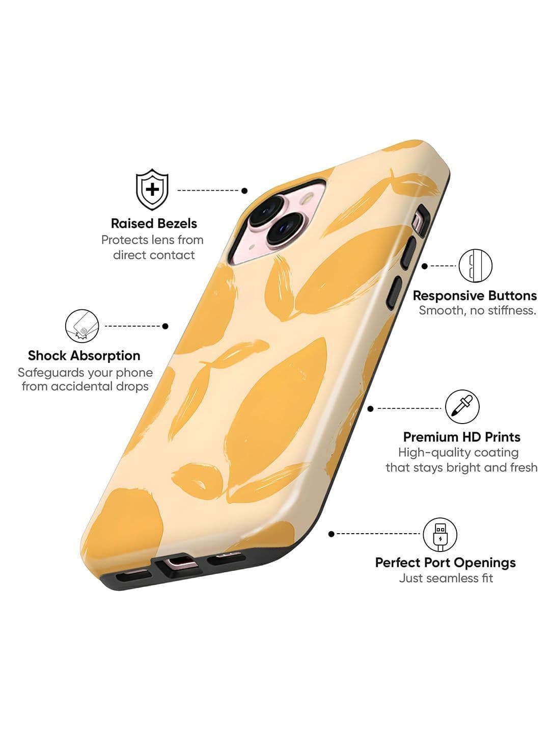 QRIOH Conversational Printed iPhone 15 Pro Back Case Mobile Accessories thumbnail 5