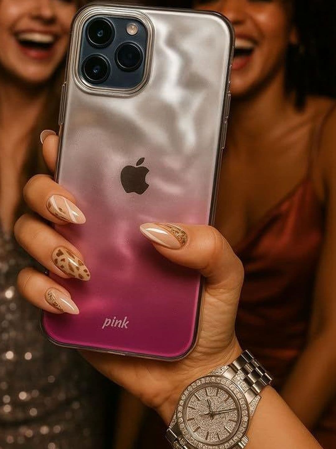 COVERLY Solid Printed iPhone 12 Back Case Mobile Accessories thumbnail 5
