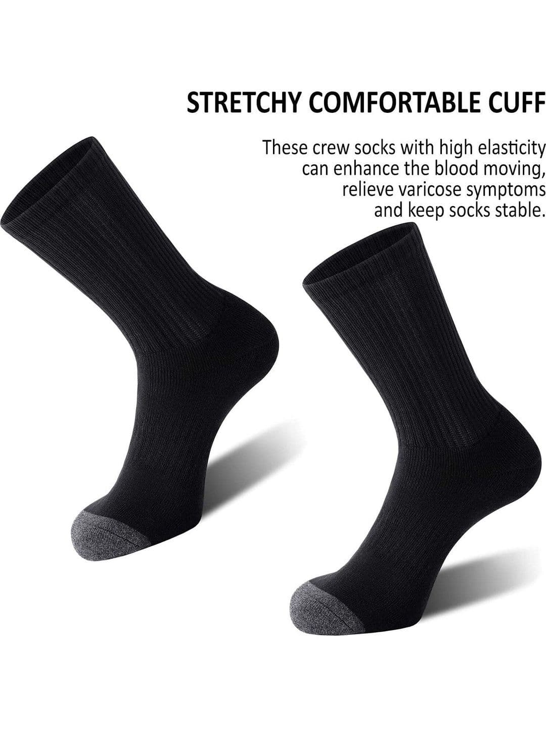 REDCARP Men Pack of 3 Cotton Calf Length Socks thumbnail 5