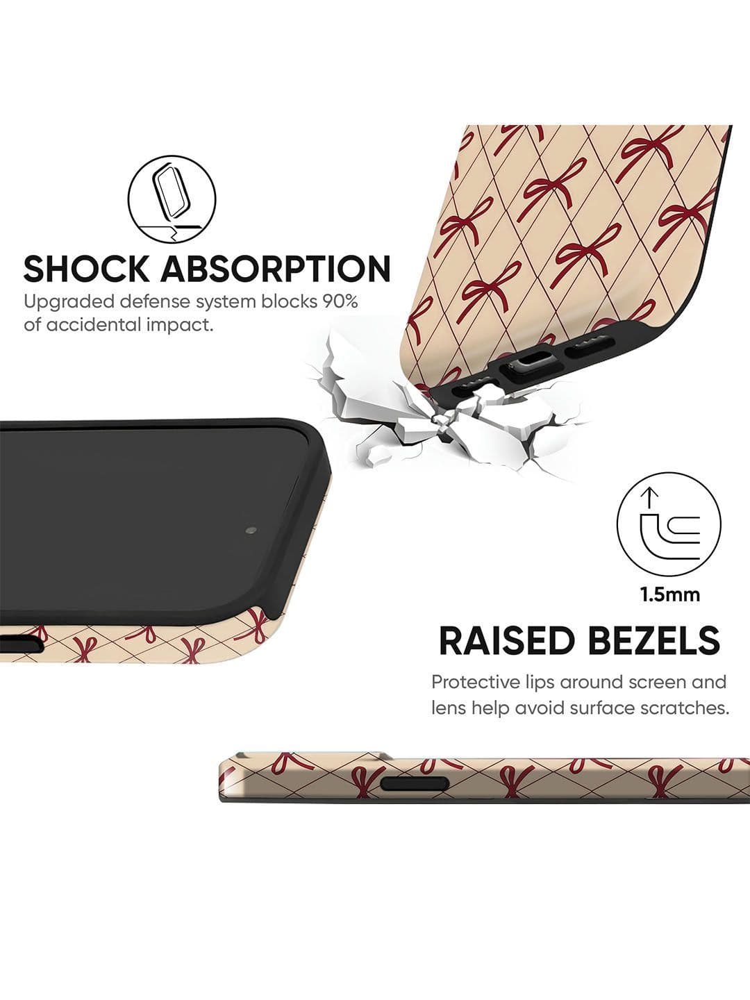QRIOH Geometric Printed iPhone 13 Back Case Mobile Accessories thumbnail 3