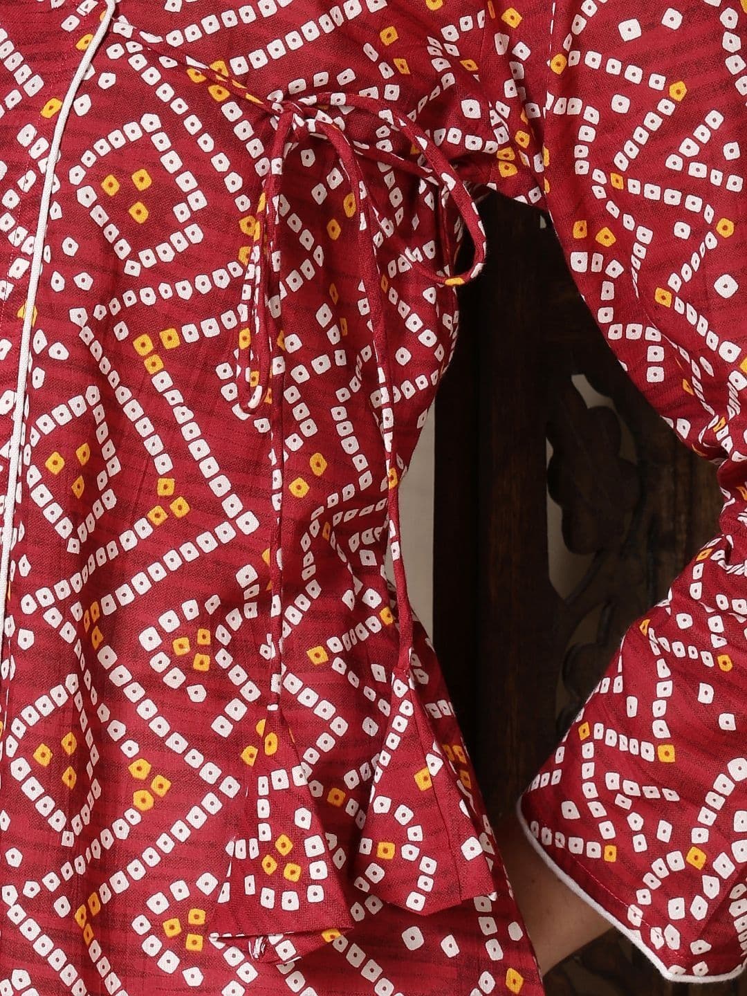 Kalphem Women Bandhani Printed Kurta thumbnail 4