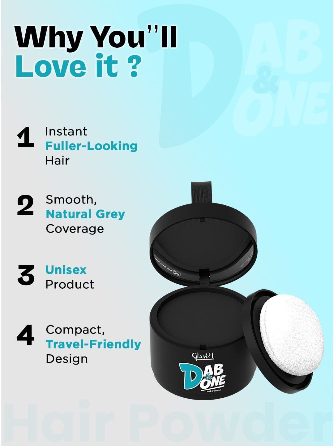 GLAM21 Dab & Done Hair Powder-5g thumbnail 7