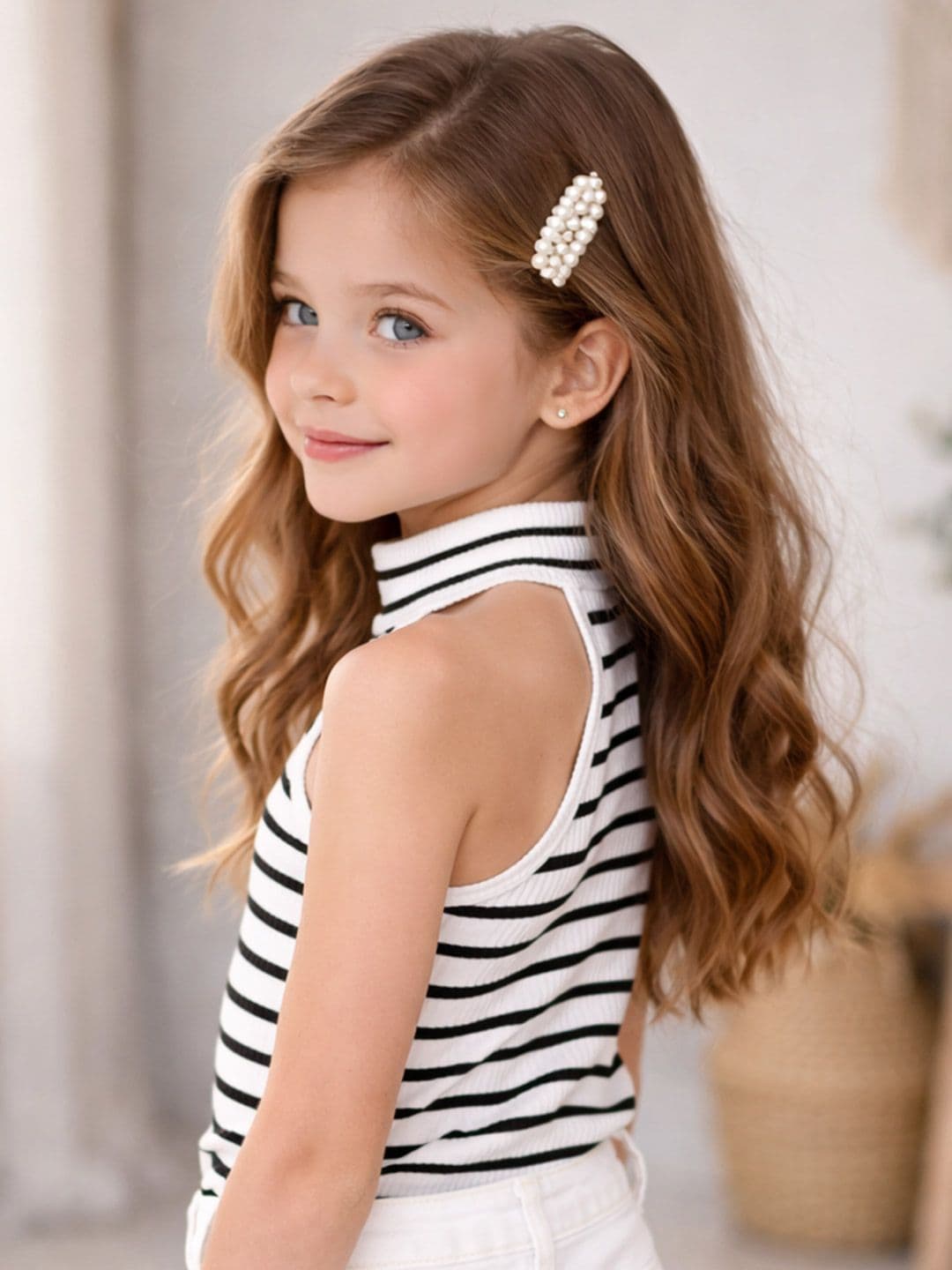 Ninas Girls Multi Cotton Blend Tops thumbnail 5