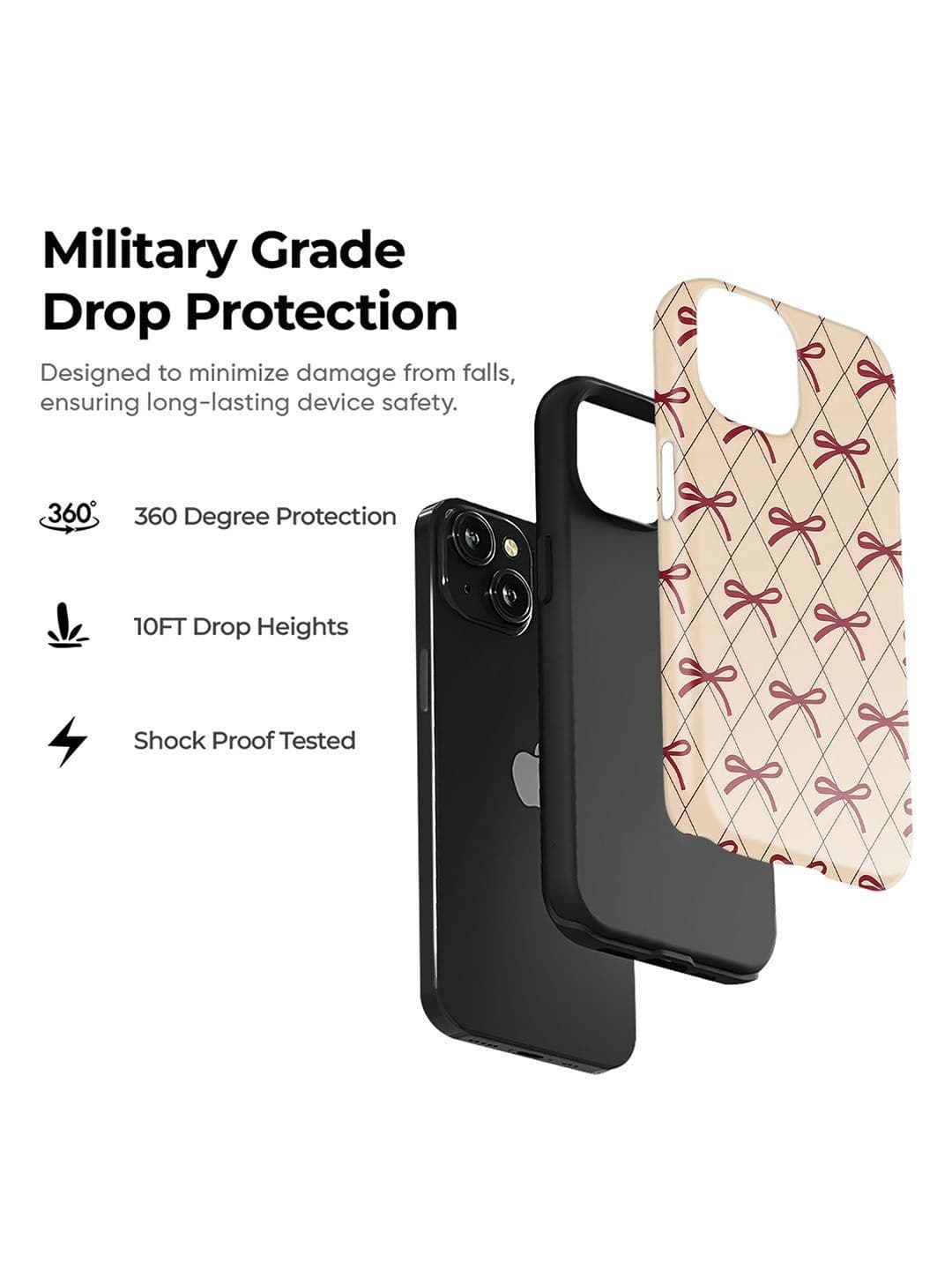 QRIOH Geometric Printed iPhone 13 Back Case Mobile Accessories thumbnail 5