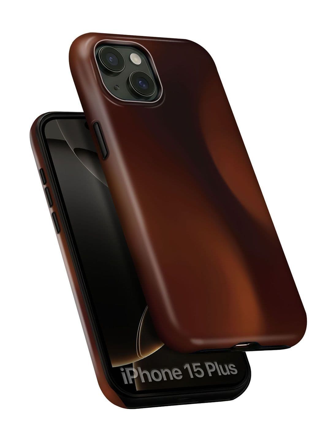 QRIOH Solid Printed iPhone 15 Plus Back Case Mobile Accessories - view 1