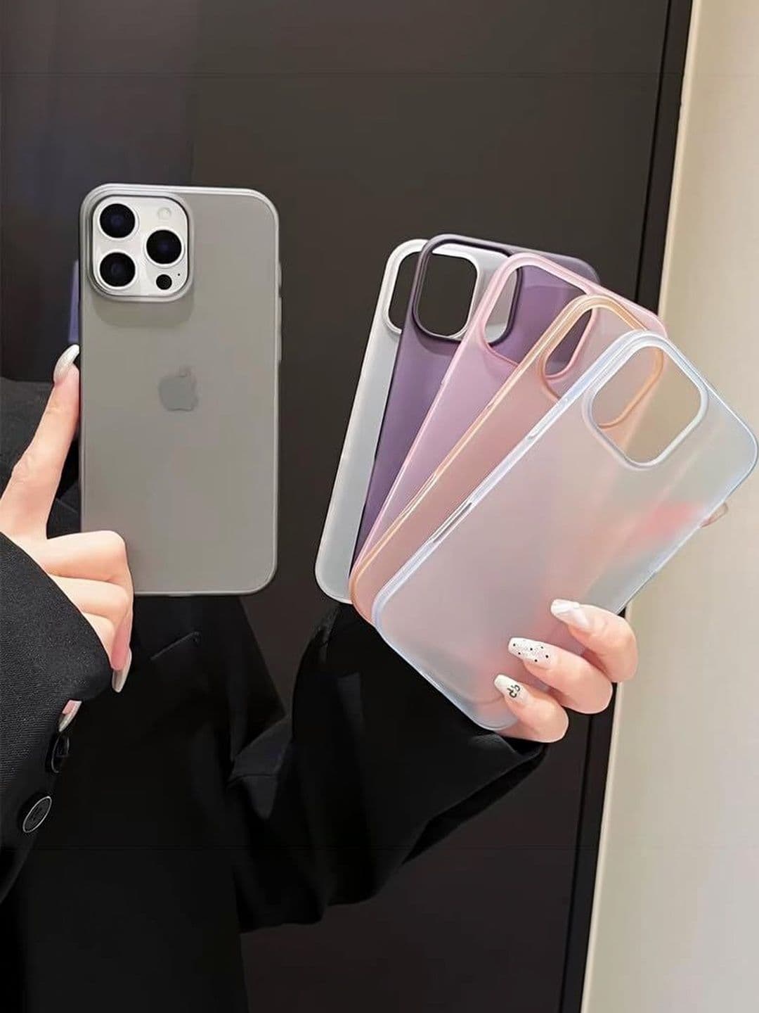 COVERLY Solid Printed iPhone 13 Pro Max Back Case Mobile Accessories thumbnail 4