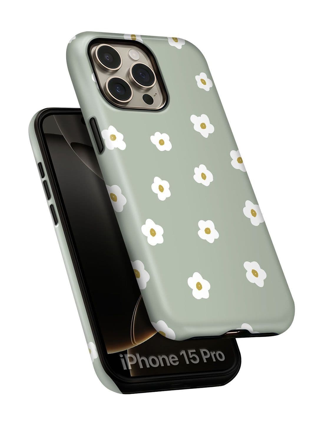 QRIOH Floral Printed iPhone 15 Pro Back Case Mobile Accessories - view 1