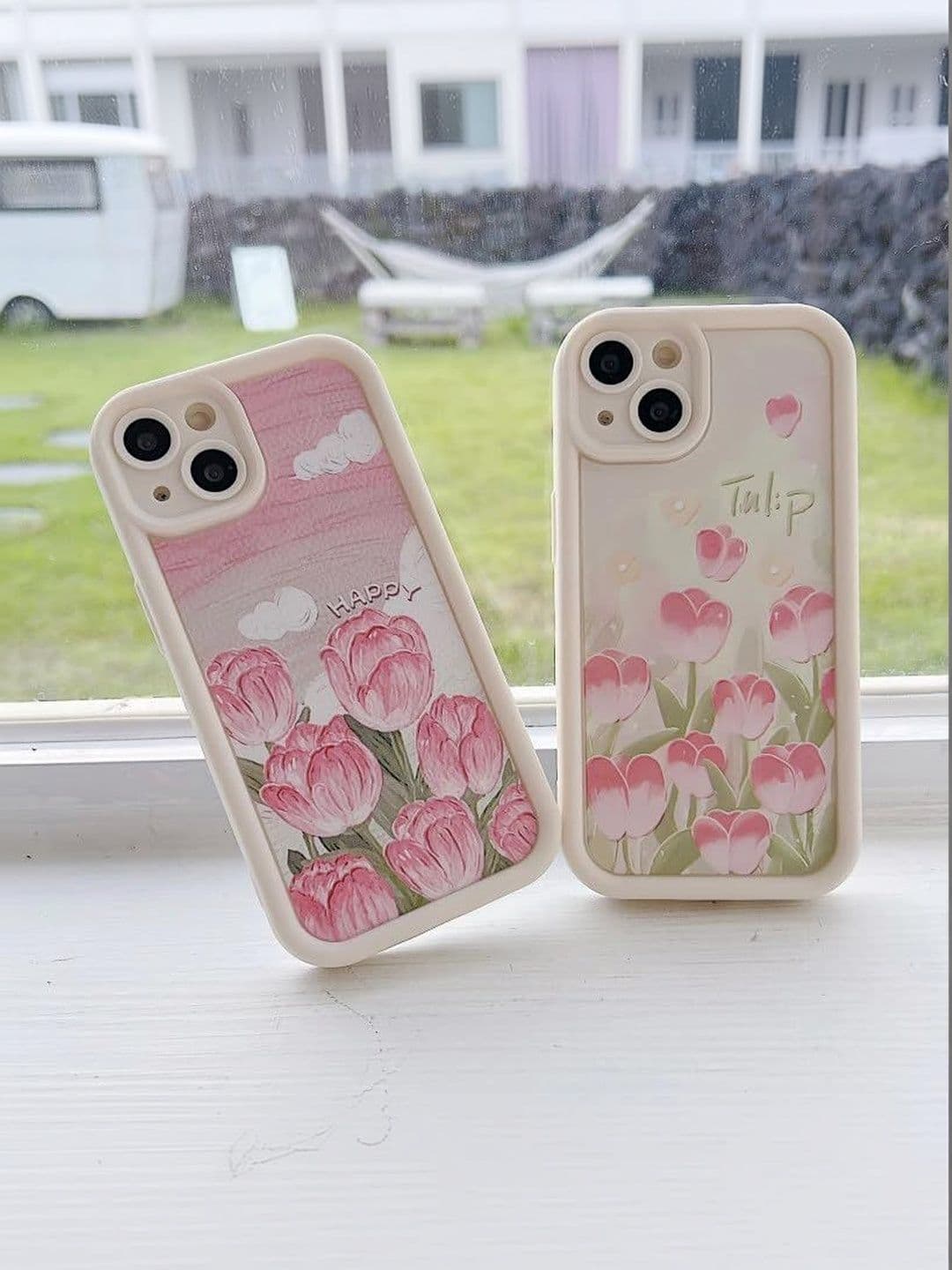 COVERLY Floral Printed iPhone 13 Back Case Mobile Accessories thumbnail 6