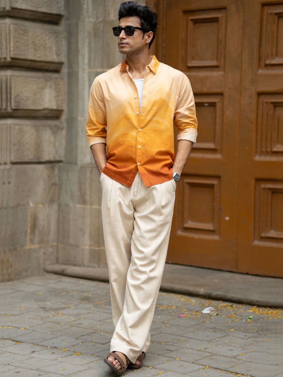 Powerlook Spread Collar Cotton Casual Shirt thumbnail 4