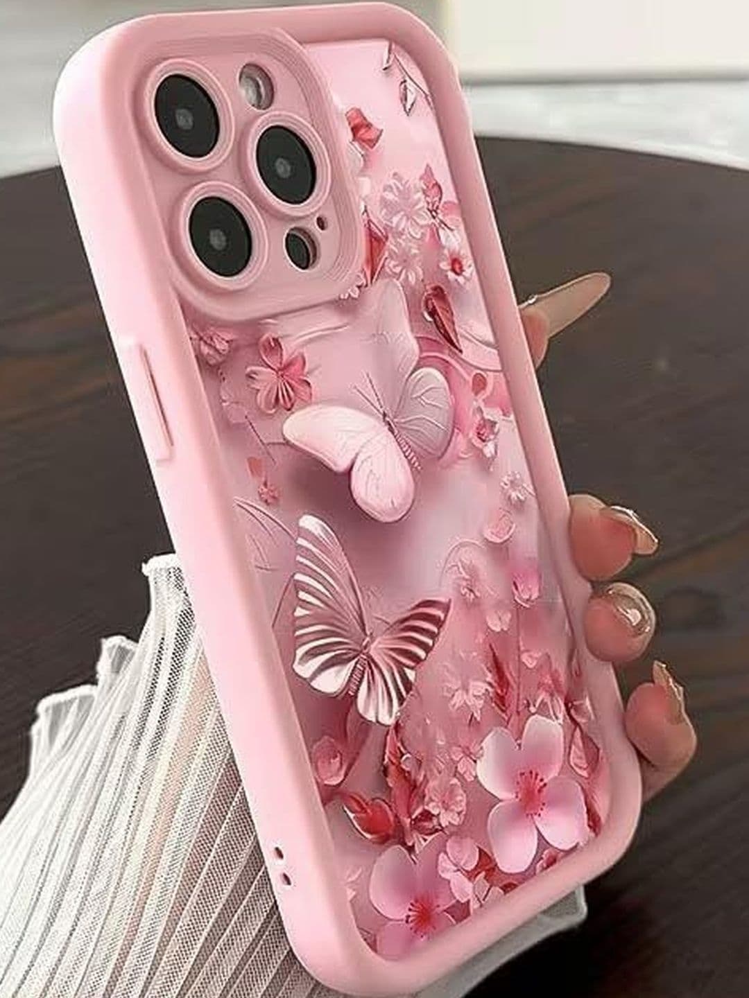 COVERLY Floral Printed iPhone 14 Pro Back Case Mobile Accessories thumbnail 5