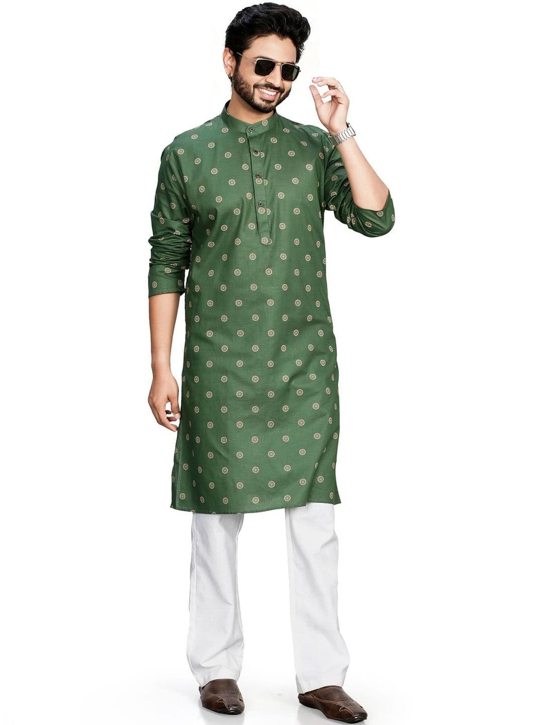 Authentics Men Ethnic Motifs Printed Kurta thumbnail 3