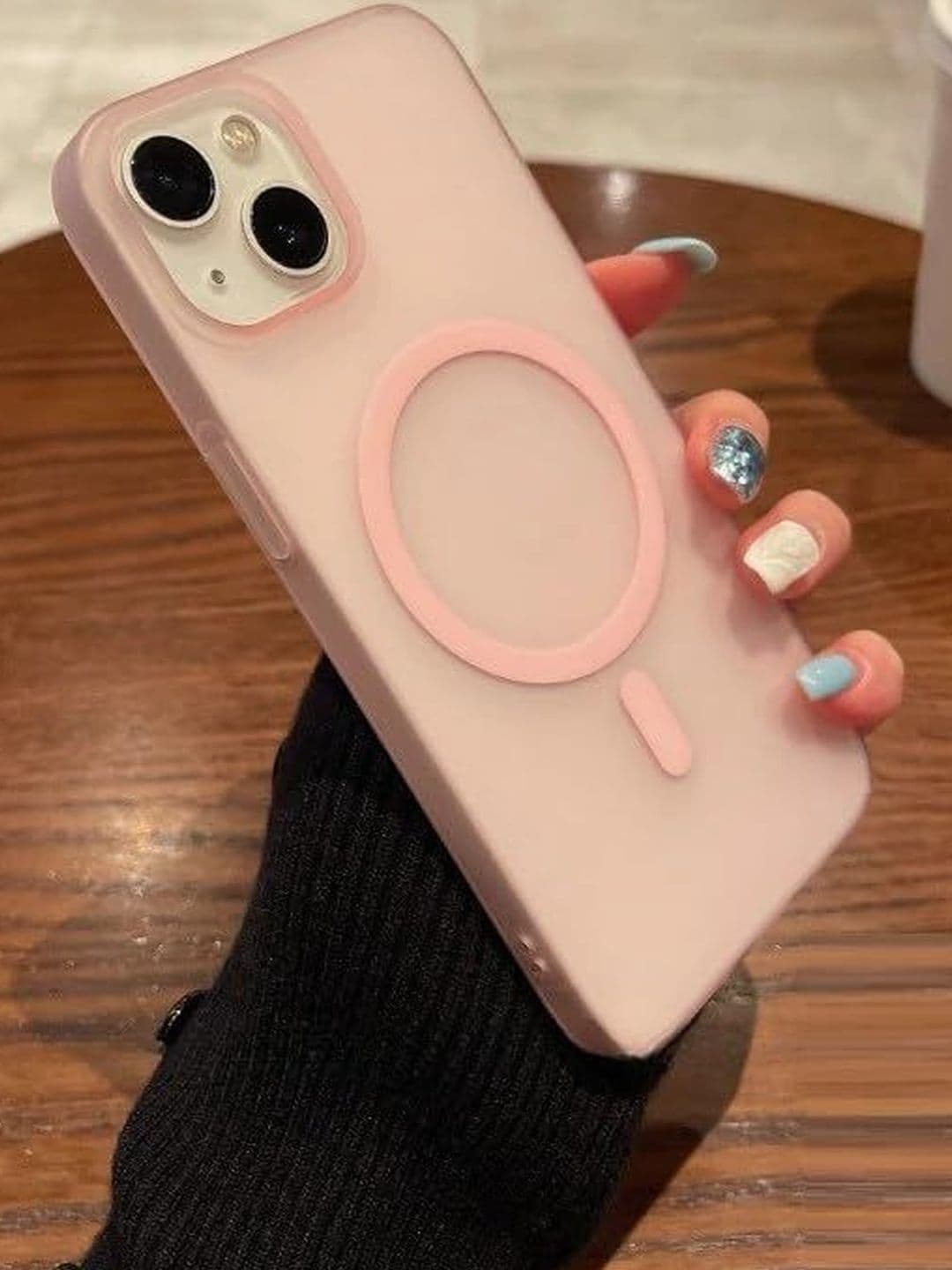 COVERLY Solid Printed iPhone 13 Back Case Mobile Accessories thumbnail 4