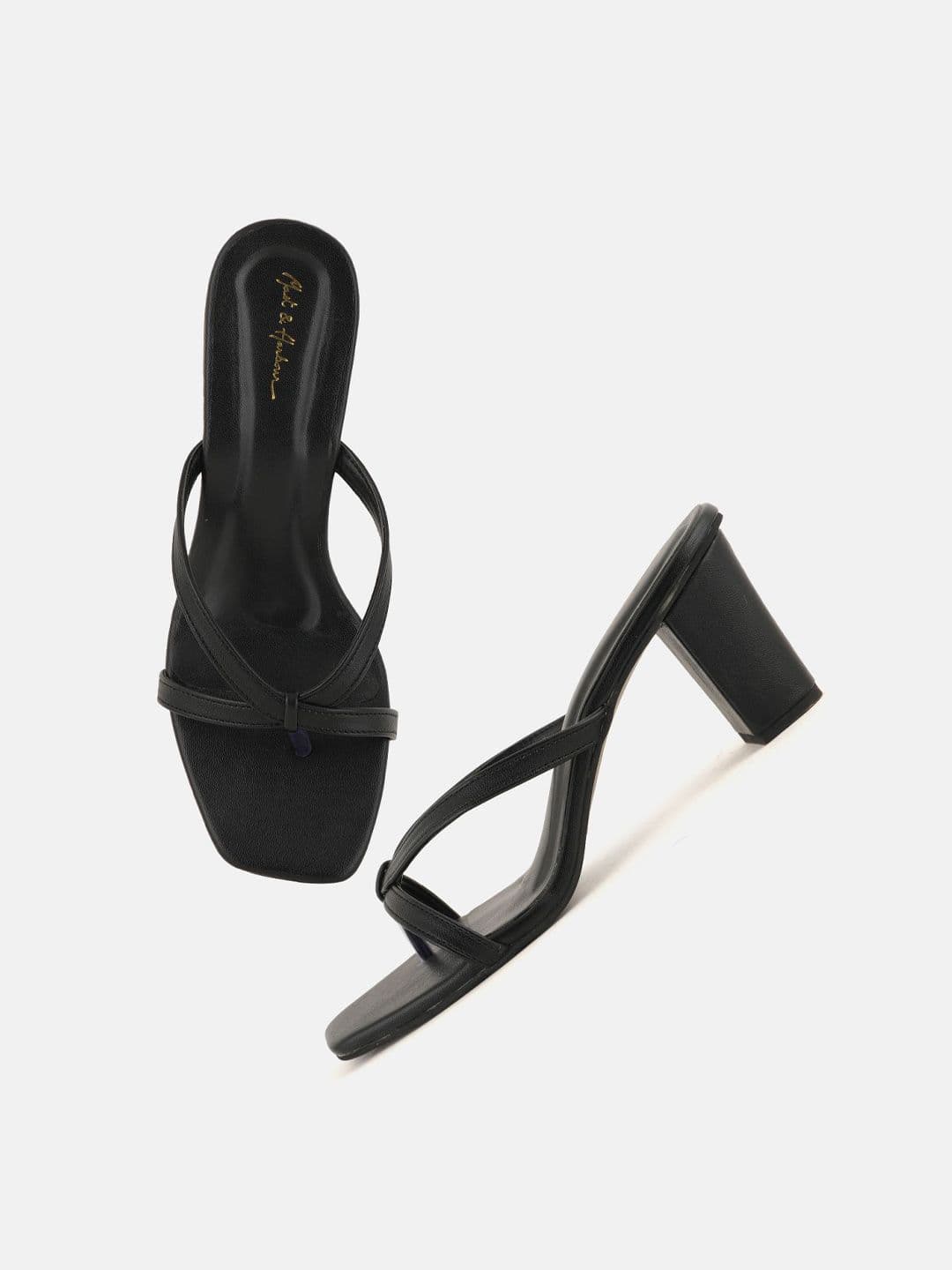 Mast & Harbour Synthetic Block Heel Sandals thumbnail 2