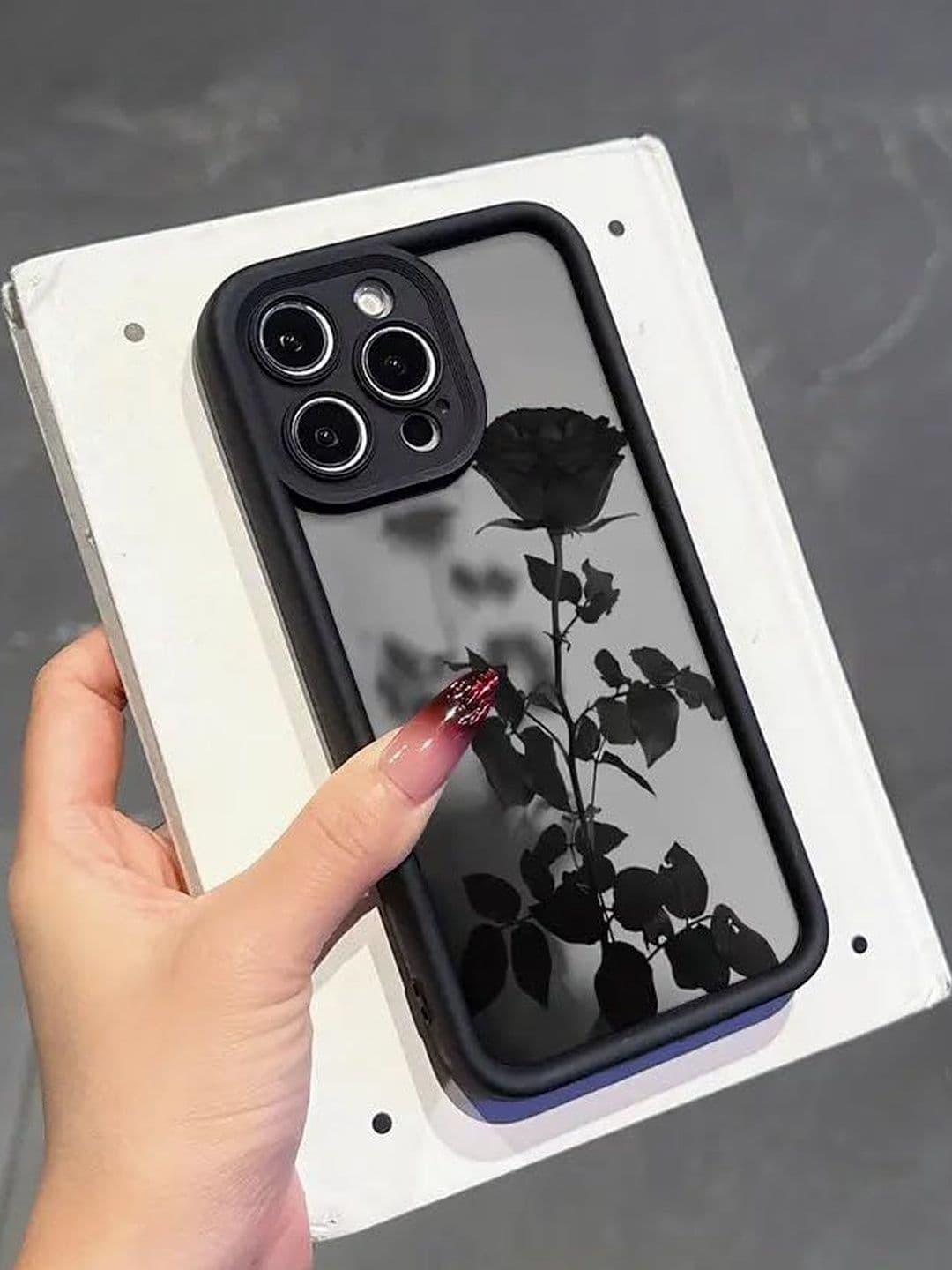 COVERLY Floral Printed iPhone 13 Pro Max Back Case Mobile Accessories thumbnail 7