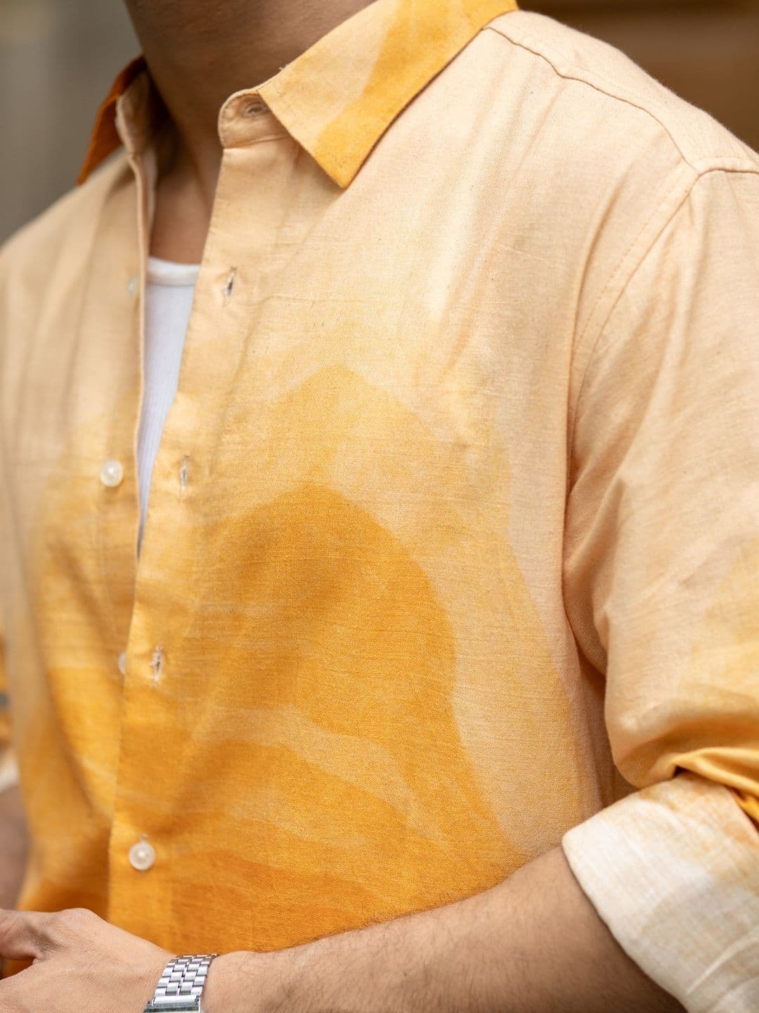 Powerlook Spread Collar Cotton Casual Shirt thumbnail 5