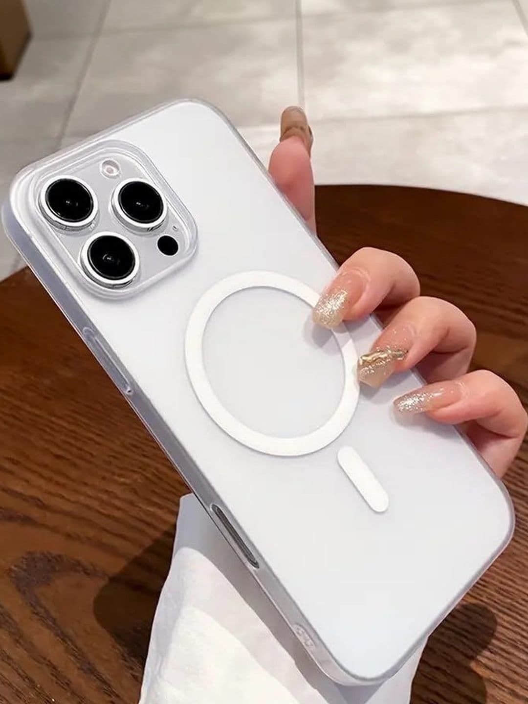 COVERLY Solid Printed iPhone 14 Back Case Mobile Accessories thumbnail 5