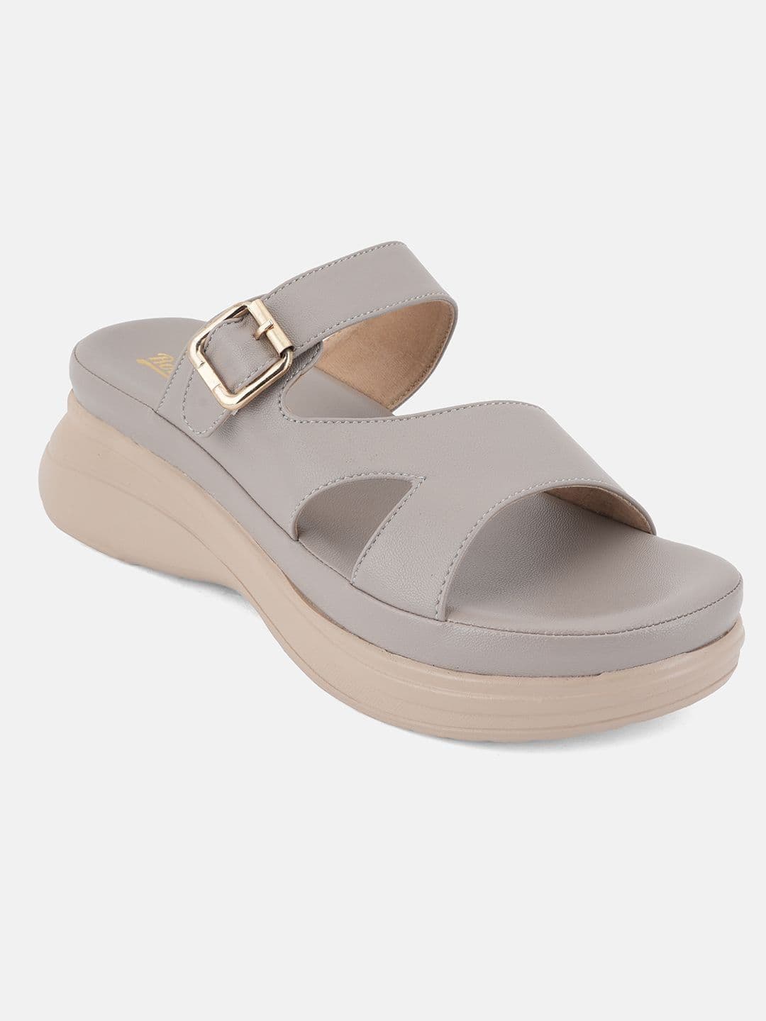 The Roadster Lifestyle Co Women Round Toe Wedge Sandals Heels thumbnail 7