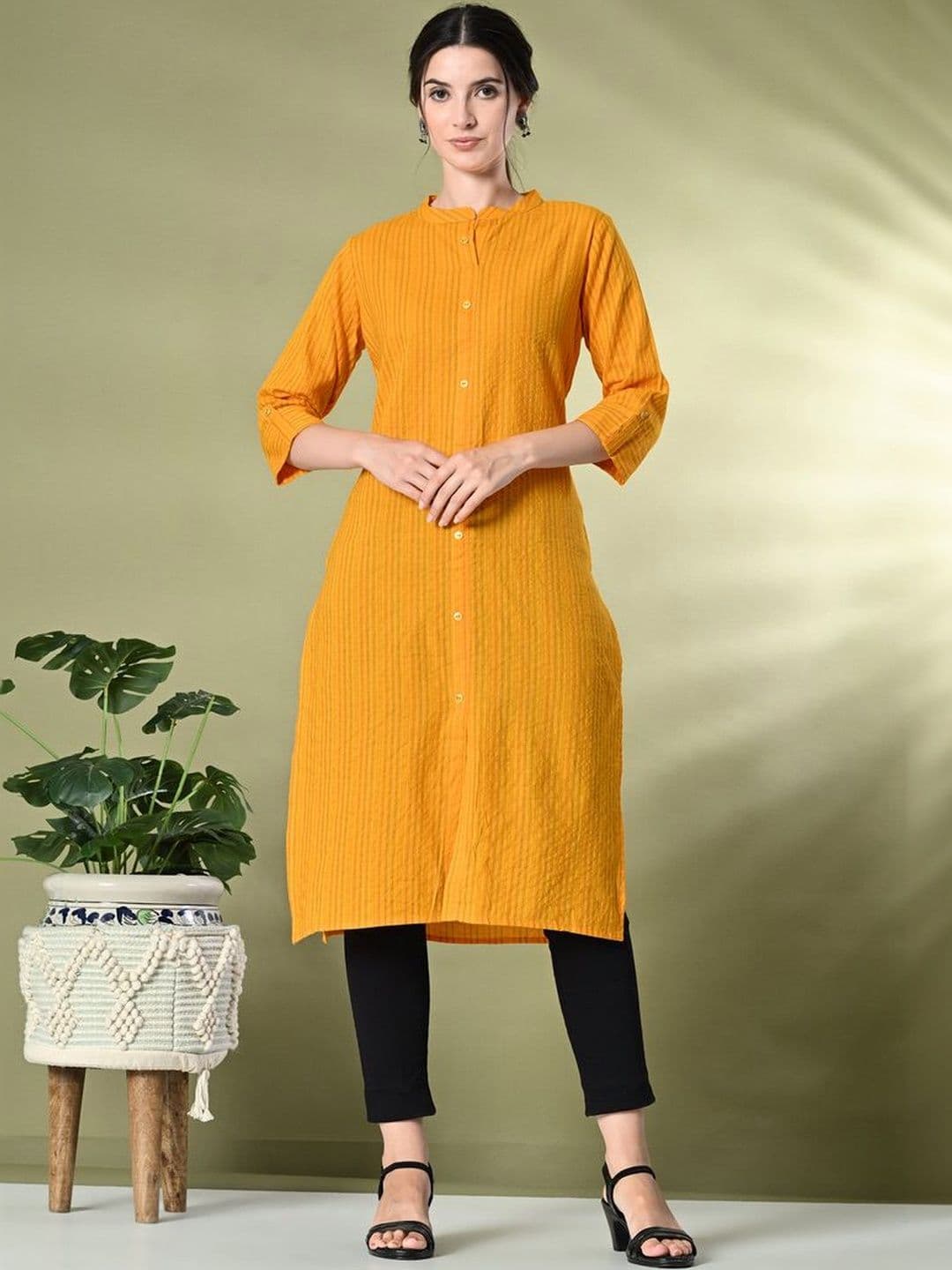 Anouk X fwd Women Striped Kurta thumbnail 6