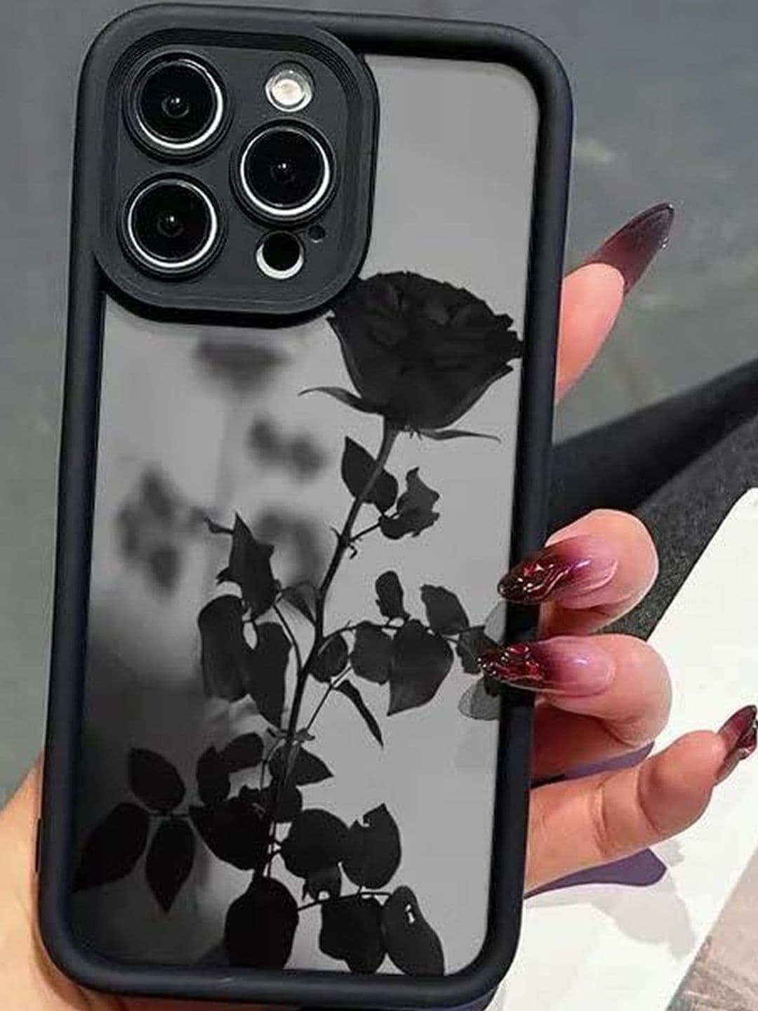 COVERLY Floral Printed iPhone 13 Pro Max Back Case Mobile Accessories thumbnail 3