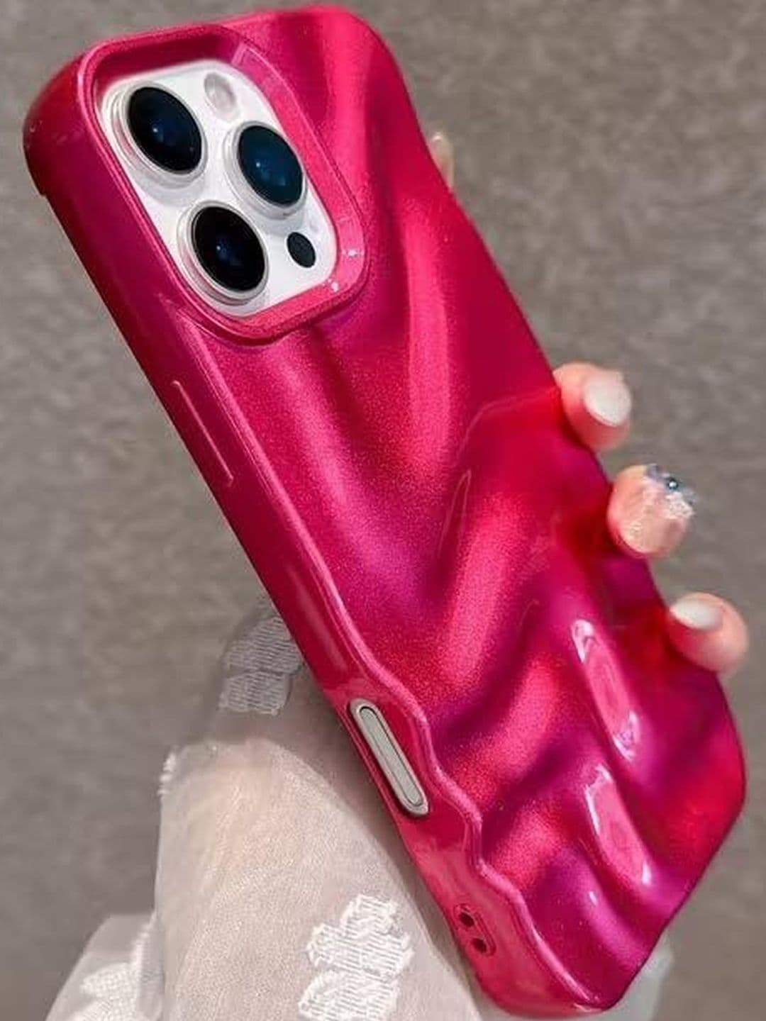 COVERLY Solid Printed iPhone 15 Pro Max Back Case Mobile Accessories thumbnail 3