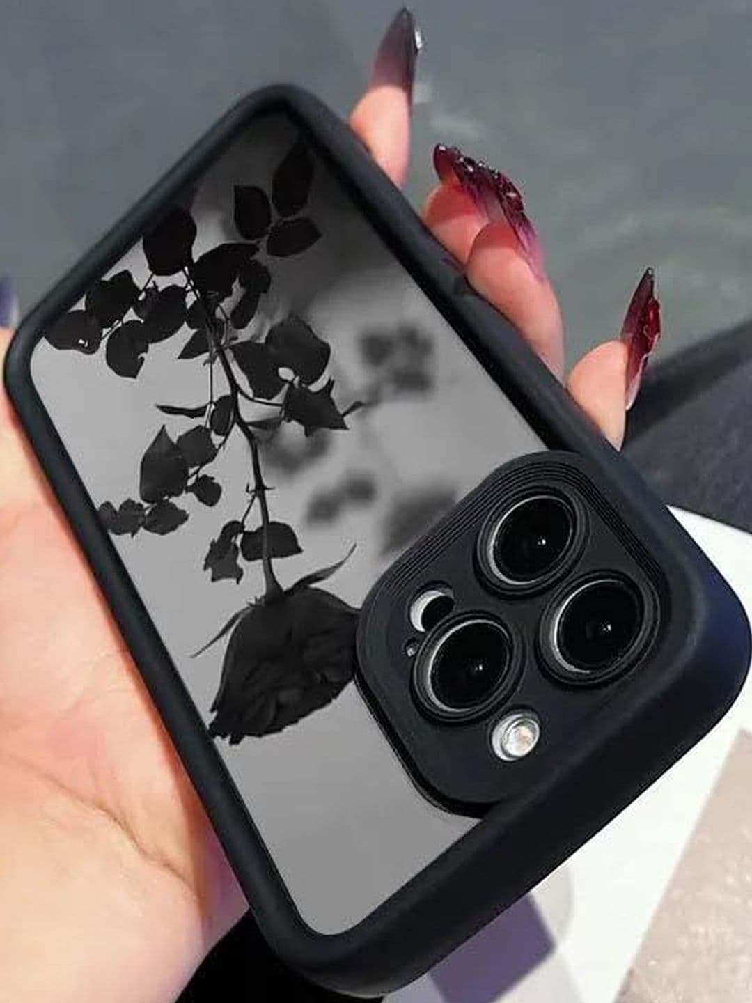COVERLY Floral Printed iPhone 13 Pro Max Back Case Mobile Accessories thumbnail 4