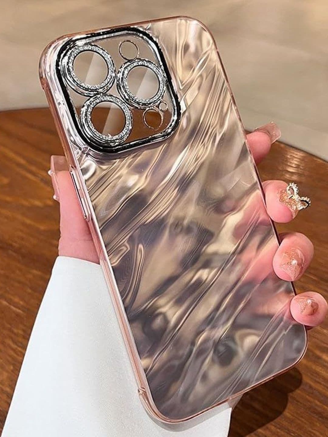 COVERLY Solid Printed iPhone 13 Pro Max Back Case Mobile Accessories thumbnail 4