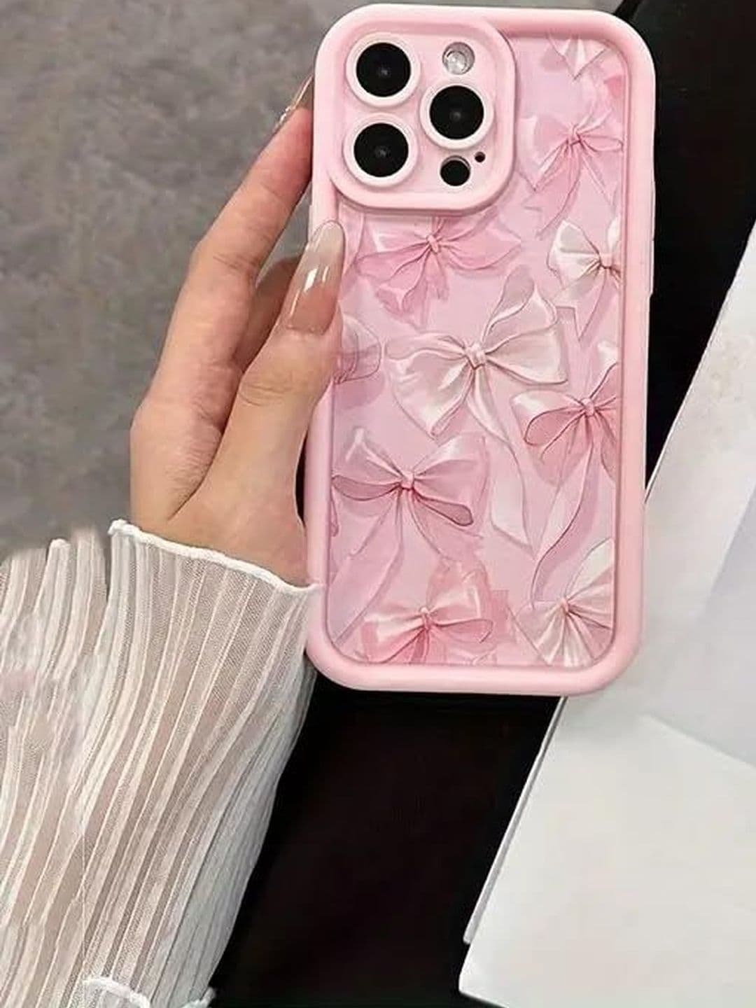 COVERLY Floral Printed iPhone 15 Pro Max Back Case Mobile Accessories thumbnail 6