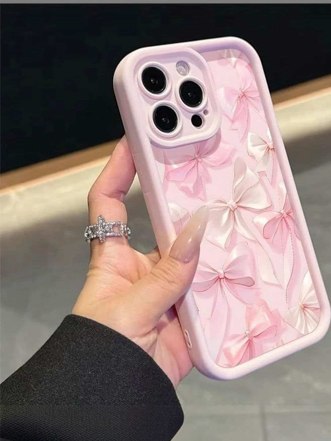 COVERLY Floral Printed iPhone 15 Pro Max Back Case Mobile Accessories thumbnail 4