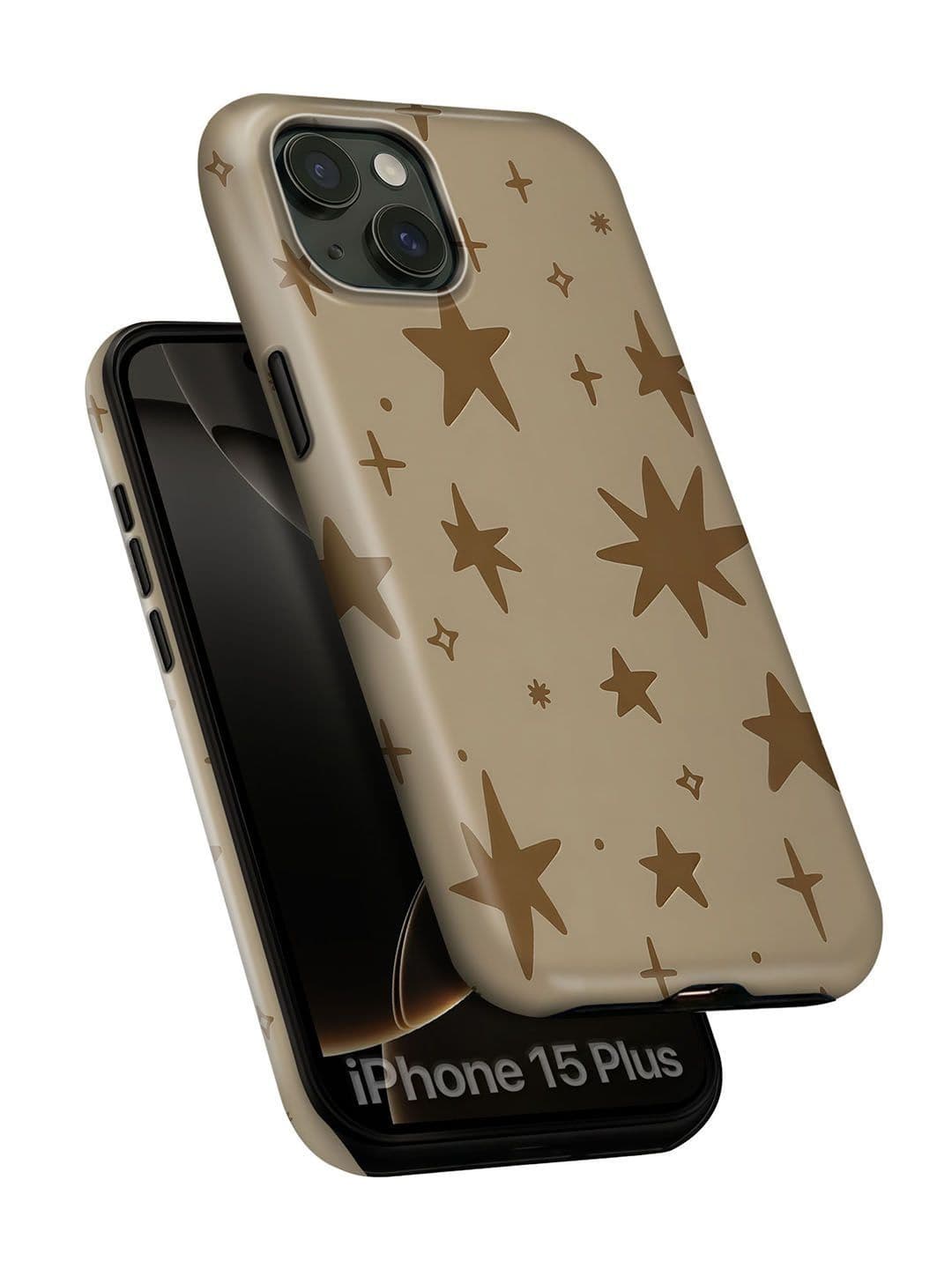 QRIOH Geometric Printed iPhone 15 Plus Back Case Mobile Accessories thumbnail 2