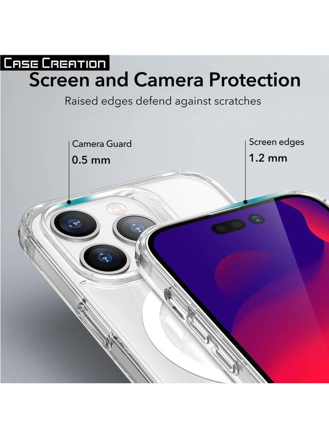 COVERLY Solid Printed iPhone 13 Back Case Mobile Accessories thumbnail 6