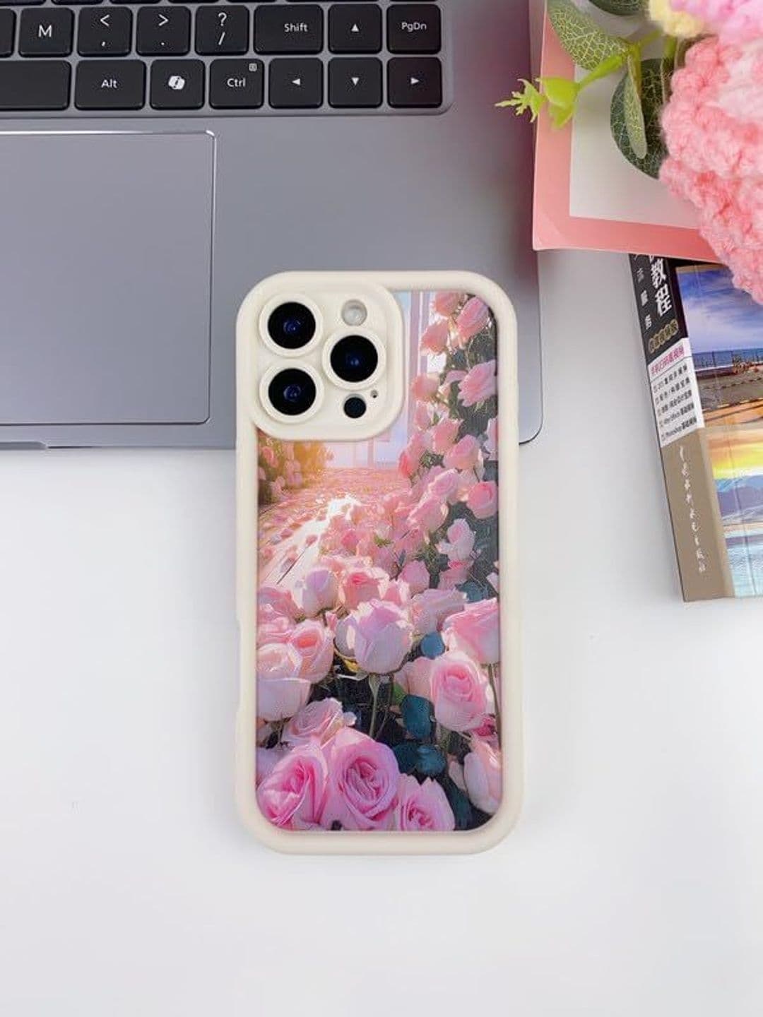 COVERLY Floral Printed iPhone 13 Pro Back Case Mobile Accessories thumbnail 6