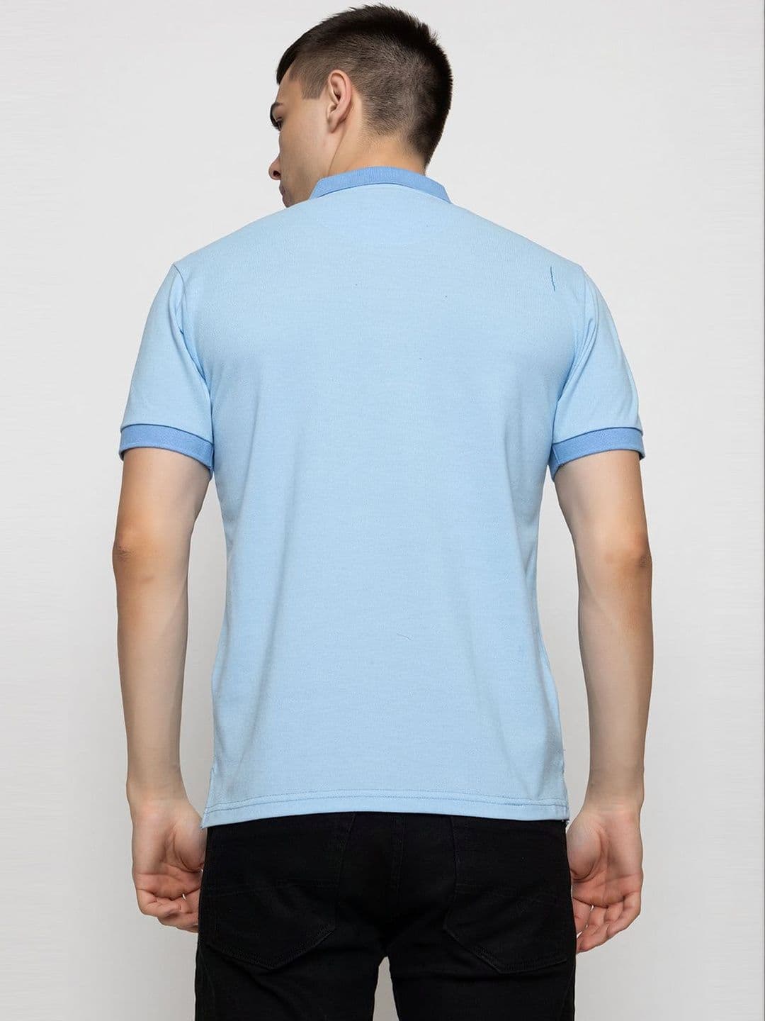 Oakmans Men Brand Logo Polo Collar Pockets T-shirt thumbnail 2