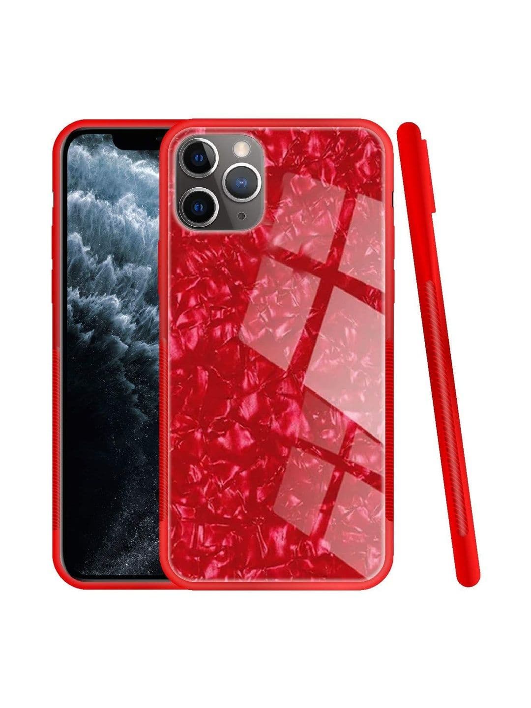 COVERLY Solid Printed iPhone 11 Pro Back Case Mobile Accessories - view 1