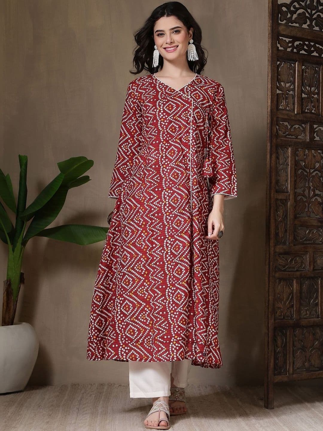 Kalphem Women Bandhani Printed Kurta - view 1