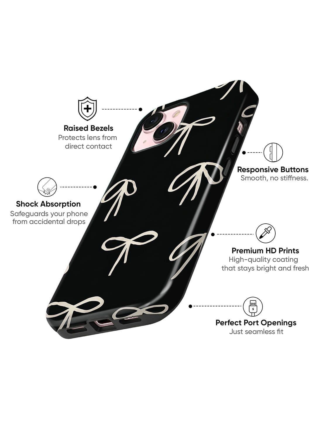 QRIOH Geometric Printed iPhone 15 Plus Back Case Mobile Accessories thumbnail 5